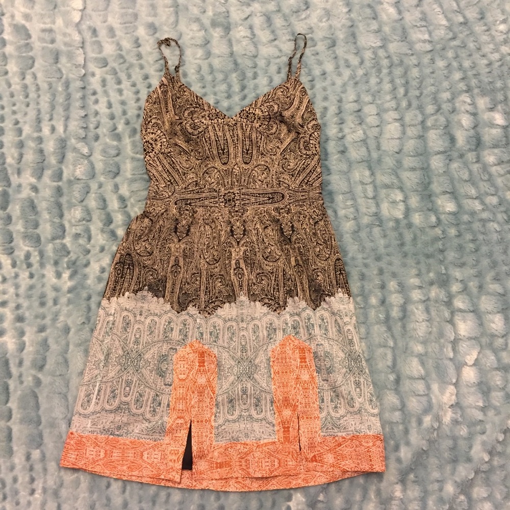 Silk Strappy Mini Dress - Picture 3 of 7